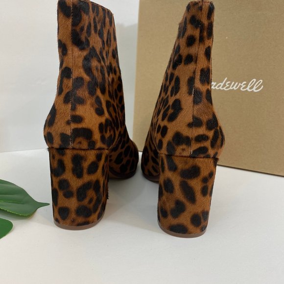 Madewell The Amalia Leopard Print Ankle Booties - Picture 8 of 10